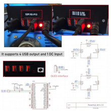 Load image into Gallery viewer, GeeekPi 4 USB Channel 5V Power Supply Module for 19 inch 1U Rackmount_5412
