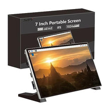 Load image into Gallery viewer, GeeekPi 7-Inch Screen for Raspberry Pi, 1024x600 IPS LCD Display, HDMI Portable Monitor for Pi 5/4B/3B+/3B, Win11/10/8/7, Free-Driver_2410
