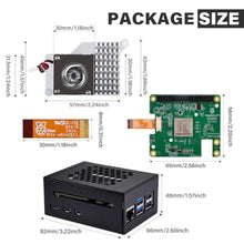 Load image into Gallery viewer, GeeekPi AI HAT+ Build-in Hailo AI Accelerator with Metal Case &amp; Active Cooler for Raspberry Pi 5 (26 Tops)_5431
