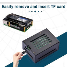 Load image into Gallery viewer, GeeekPi Metal Case with N04 PCIe M.2 Key-M NVMe SSD PCIe Peripheral Board for Raspberry Pi 5, Black_8733
