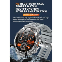 Load image into Gallery viewer, Geelouxian Fitness Smart Watch for Men Women, Bluetooth Calling &amp; 1.8" AMOLED, SpO2/Heart Rate/Sleep Tracker, 100+ Workout Modes, IP67 Waterproof, 7+Day Battery, iPhone Android Compatible (Gray)_893

