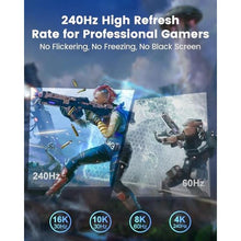 Load image into Gallery viewer, GeoHN.G 16K DisplayPort Cable 2.1 3.3FT, DP 2.1 Cable [16K@30Hz, 8K@240Hz, 4K@240Hz], 40Gbps Display Port Cord Support HDR/HDCP/DSC 1.2a, FreeSync G-Sync for Gaming Monitor 5090 7900XTX_719
