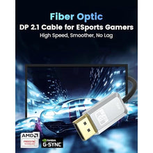 Load image into Gallery viewer, GeoHN.G 16K DisplayPort Cable 2.1 3.3FT, DP 2.1 Cable [16K@30Hz, 8K@240Hz, 4K@240Hz], 40Gbps Display Port Cord Support HDR/HDCP/DSC 1.2a, FreeSync G-Sync for Gaming Monitor 5090 7900XTX_720
