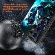 Load image into Gallery viewer, GFEWYTJYJ for Galaxy S25 Ultra Case,[10 FT Military Grade Drop Protection] Non-Slip Heavy Duty Shockproof Phone Case for Samsung Galaxy S25 Ultra 6.9 Inch 2025,Galaxy Wolf, GalaxyWolf_591
