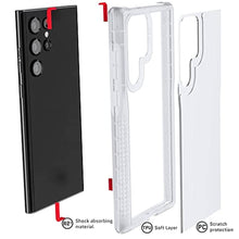 Load image into Gallery viewer, Ghostek COVERT S22 Ultra Case Clear with SPen Stylus Access and Shockproof Protection Premium Slim Lightweight Design Protective Phone Cover Designed for 2022 Samsung Galaxy S22Ultra 5G (6.8") (Clear)_1259
