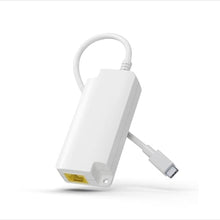 Load image into Gallery viewer, Gigabit PoE to USB C Converter, USB-C to Ethernet Adapter with 10W Charging_1
