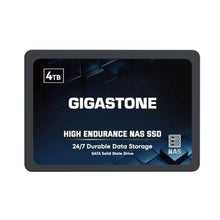 Load image into Gallery viewer, Gigastone NAS Certified 4TB High Endurance SSD Up to 530MB/s SLC Caching 24/7 Reliable for Gaming/PC/NAS SSD 5-Year Warranty 2.5" SATA Internal Solid State Drives RAID Disk, TBHIGHENDURANCENASSSDPack_1
