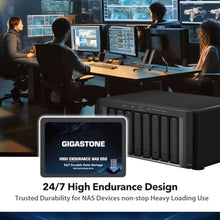 Load image into Gallery viewer, Gigastone NAS Certified 4TB High Endurance SSD Up to 530MB/s SLC Caching 24/7 Reliable for Gaming/PC/NAS SSD 5-Year Warranty 2.5" SATA Internal Solid State Drives RAID Disk, TBHIGHENDURANCENASSSDPack_7853
