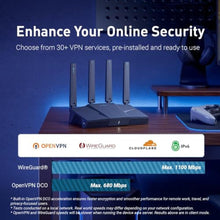 Load image into Gallery viewer, GL.iNet GL-BE6500 Flint 3e Wi-Fi 7 Router with VPN for Home and Gaming, black_593
