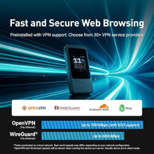 Load image into Gallery viewer, GL.iNet GL-E5800 NA MUDI 7 5G Tri-Band Wi-Fi 7 Travel Router with eSIM, Grey_698
