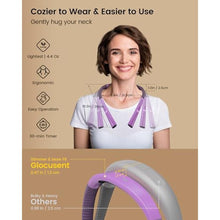 Load image into Gallery viewer, Glocusent Upgraded LED Neck Reading Light, Book Light for Reading in Bed, 30-min Timer, 3 Colors &amp; 3 Brightness Adjustable, Rechargeable &amp; Long Lasting, Perfect for Reading, Knitting_277
