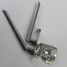Load image into Gallery viewer, GLOTRENDS WA01 M.2 E Key to PCIe X1 WiFi Bluetooth Adapter for M.2 WiFi 4/5/6/6e/7/Coral TPU Module, with 6-dBi SMA Antenna Kits_894

