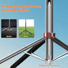Load image into Gallery viewer, Golf Monopod and Tripod Selfie Stick to Record Golf Swing -71" Etendable Cell Phone Tripod Stand with Spike, Wireless Remote, Golf Training Aid Compatible with iPhone Android &amp; Cameras, Black_1816
