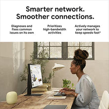 Load image into Gallery viewer, Google Nest WiFi Pro - Wi-Fi 6E - Reliable Home Wi-Fi System with Fast Speed and Whole Home Coverage - Mesh Router - 2 Pack - Snow_2345
