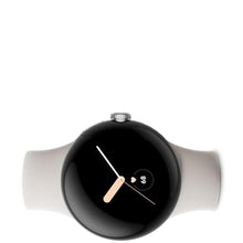 Load image into Gallery viewer, Google Pixel Watch LTE Smartwatch Compatible with Cellular or WiFi Data, GPS, BT and Heart Rate Monitor 41mm, Bulk Packaging (Polished Silver Chalk)_1150

