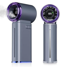 Load image into Gallery viewer, GOSALISU Small Handheld Fan Portable Hand Held Fan, Gray, Grey_1
