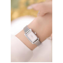 Load image into Gallery viewer, Gosasa Luxury Elegant Rectangle Women's Watch Roman Numeral Dial - Fashion Classic Design, Stylish Waterproof Quartz Watch for Women (Silver)_3380
