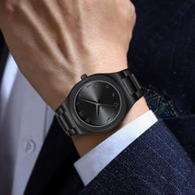 Load image into Gallery viewer, Gosasa Men's Quartz Watch Middle Eastern Arabic Numeral Dial (All Black), AllBlack_4147
