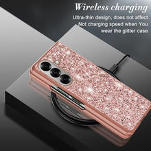 Load image into Gallery viewer, Gotivi Z Fold 7 Case Glitter Galaxy Z Fold 7 Slim Sparkle Diamond TPU Bumper Full Body Shockproof Protection for Samsung Galaxy Z Fold 7 Phone Case Women Girls Soft Cover 5G/8.0" (Rose Gold), Rosegold_2093
