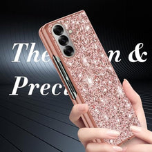 Load image into Gallery viewer, Gotivi Z Fold 7 Case Glitter Galaxy Z Fold 7 Slim Sparkle Diamond TPU Bumper Full Body Shockproof Protection for Samsung Galaxy Z Fold 7 Phone Case Women Girls Soft Cover 5G/8.0" (Rose Gold), Rosegold_2096
