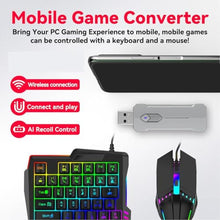 Load image into Gallery viewer, GOWENIC Gaming Keyboard Converter Set, Mobile Gamepad Combo, Intelligent Pressure Gun, Compatible for Android 8+, HarmonyOS,_2
