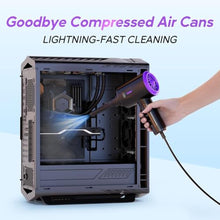 Load image into Gallery viewer, Goweto Electric Air Duster - Air Blower - Multi-Use Compressed Air Duster for Keyboard- Computer and PC - 5.74 oz Powerful Motor, Purple_6583
