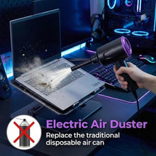 Load image into Gallery viewer, Goweto Electric Air Duster - Air Blower - Multi-Use Compressed Air Duster for Keyboard- Computer and PC - 5.74 oz Powerful Motor, Purple_6584
