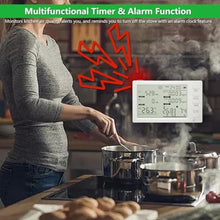 Load image into Gallery viewer, GOYERRNES Air Quality Detector &amp; Meat Thermometer with Long Probe, HCHO, TVOC, Humidity, time, and Ambient Temperature Monitor, Kitchen Timer, Cooking Food Instant Read for Smoker Kitchen_6003
