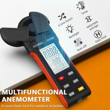 Load image into Gallery viewer, GOYERRNES Handheld Anemometer, Digital Wind Speed, Temperature, Humidity Gauge Meter, Air Flow Velocity CFM Measuring Device for HVAC Outdoor Sailing Shooting Golf_6468
