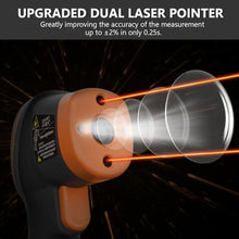 Load image into Gallery viewer, GOYERRNES Infrared Thermometer, Digital IR Thermometer 58~1472 with D:S=16:1, Non-Contact High Laser Temp IR Tool for Cooking (NOT for Human)_703
