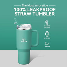 Load image into Gallery viewer, Gpeng 30 oz Tumbler with Handle, Water Bottles with Straw Lid, Insulated Stainless Steel Travel Mug Cup Holder Friendly, Keep Drinks Cold or Hot for Hours, ABarbiePink_5137
