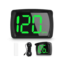 Load image into Gallery viewer, GPS Digital Speed Meter Speedometer HUD with MPH Speed Head Up Display for All Cars, USB Cable Plug &amp; Play_1
