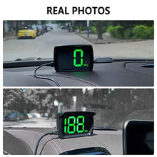 Load image into Gallery viewer, GPS Digital Speed Meter Speedometer HUD with MPH Speed Head Up Display for All Cars, USB Cable Plug &amp; Play_1551
