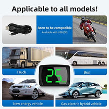 Load image into Gallery viewer, GPS Digital Speed Meter Speedometer HUD with MPH Speed Head Up Display for All Cars, USB Cable Plug &amp; Play_1552
