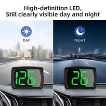 Load image into Gallery viewer, GPS Digital Speed Meter Speedometer HUD with MPH Speed Head Up Display for All Cars, USB Cable Plug &amp; Play_1553
