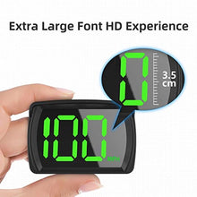 Load image into Gallery viewer, GPS Digital Speed Meter Speedometer HUD with MPH Speed Head Up Display for All Cars, USB Cable Plug &amp; Play_1554
