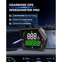 Load image into Gallery viewer, GPS Heads Up Display for Cars HUD, Real-Time Digital Gauge Speedometer, Upgraded 4" Large-Screen, 3-Level Speed Alerts &amp; Fatigue Warning Suitable for All Vehicles, Black_795
