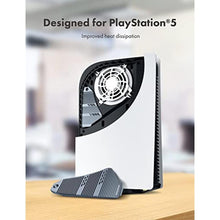 Load image into Gallery viewer, GRAUGEAR PS5 SSD Heatsink Cover, M.2 NVMe PS5 Heatsink, Shuttle Shaped Design, Heat Dissipation with Heat Pipe Cooler and Aluminum Fin for NVMe M2 PCIe 4.0 [G-PS5HS04] (PS5), Silver_7725
