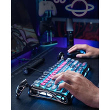 Load image into Gallery viewer, GravaStar Mercury V75Pro HE Keyboard 75% Layout Gaming Keyboard, HallEffect Magnetic Switches, Only Wired, HotSwappable, 8000Hz Polling, DualZone RGB, SemiAluminum Frame with Cyberpunk_1854

