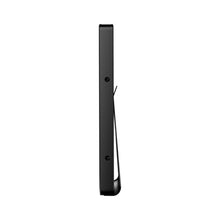 Load image into Gallery viewer, Groove Life Magnetic Thumb Swipe Mens Wallet Midnight Black with Money Clip - Minimalist Low Profile Aluminum Credit Card Holder with RFID Blocking, Lifetime Coverage, MidnightBlackMoneyClip_7850
