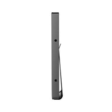 Load image into Gallery viewer, Groove Life Magnetic Thumb Swipe Wallet Gun Metal with Money Clip - Minimalist Wallet for Men, Low Profile Aluminum Credit Card Holder with RFID Blocking, Lifetime Coverage, GunMetalMoneyClip_7906
