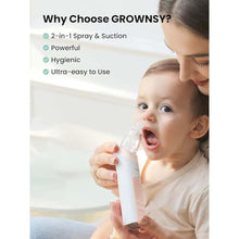 Load image into Gallery viewer, GROWNSY 2-in-1 Baby Nasal Aspirator, Electric Nose Spray &amp; Suction, Pink_272
