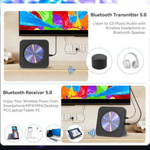 Load image into Gallery viewer, Gueray DVD Player for TV All Region Free Desktop DVD/CD Player for Home with Bluetooth Speakers Display Alarm Clock FM Radio with CD Player USB Card Playback Include Remote Control, HDMI &amp; AV Cable_1926
