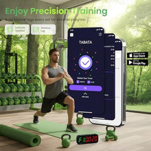 Load image into Gallery viewer, Gym Timer Clock Bluetooth App Controlled Magnetic Workout Interval Timer, Home Large LED Digital Display, Countdown Clock for Score Crossfit, Tabata, HIIT, EMOM, Boxing, Black_190
