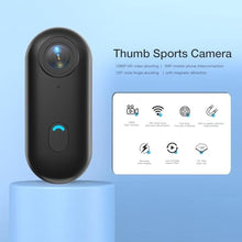Load image into Gallery viewer, H7 64GB 1080P Thumb Action Camera, Mini Body Cameras with Magnetic Lanyard, KgBlackbasic_167
