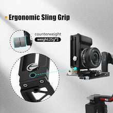 Load image into Gallery viewer, HAFOKO Aluminum RS2 RS3 L Bracket Vertical Horizontal Switching Camera Quick Release Tripod Plate for DJI Ronin RS2 RSC2 RS3 RS 3 Pro Gimbal Stabilizer Camera Tripod Monopod, Black_522
