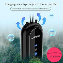 Load image into Gallery viewer, HAIEGACR Pro Wearable Air Necklace, Personal Air Necklace Around The Neck, Travel Size Air Necklace, Personal Air Purifier,with 1200M Ions/cm for Office,Outdoor,Travel, White_5971
