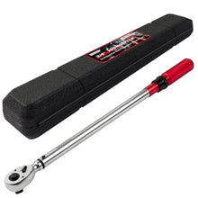 Load image into Gallery viewer, Hairich 3/4-Inch Torque Wrench, Dual-Direction Adjustable 60 tooth 100-400ft.lb/136-542Nm, Professional Torque Wrench, for Maintenance Tool and Product Assembly, Blackred_1
