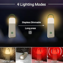 Load image into Gallery viewer, HALOSTORMS Camping Lantern, 350 Hours Running Time Rechargeable Lantern, 3200mAh Lantern Flashlight with 4 Modes, Waterproof Tent Light for Hiking, Emergency, Power Outages (Green 1PK)_5
