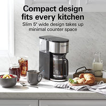 Load image into Gallery viewer, Hamilton Beach Home Barista 7-in-1 Small Coffee Maker with Seven Ways to Brew, 6 Cup Carafe, Drip, Single Serve, French Press, Pour Over, Cold Brew, Easy-Fill Reservoir, Black (46251)_201
